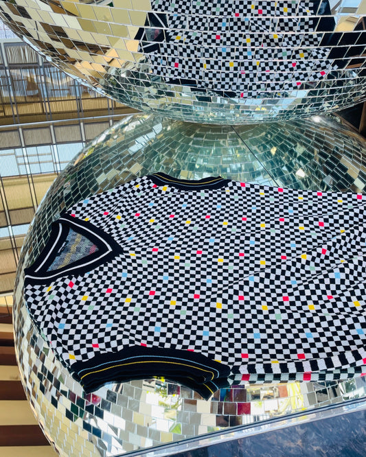 Tokyo Check Oversized Sweater