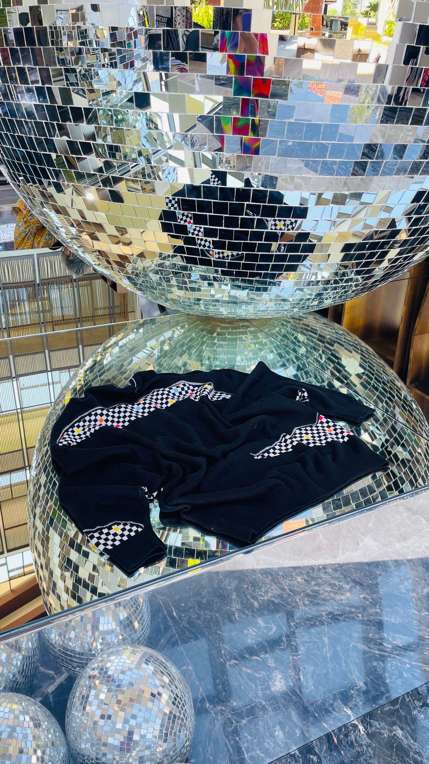 Tokyo Check Oversized Sweater 2.0