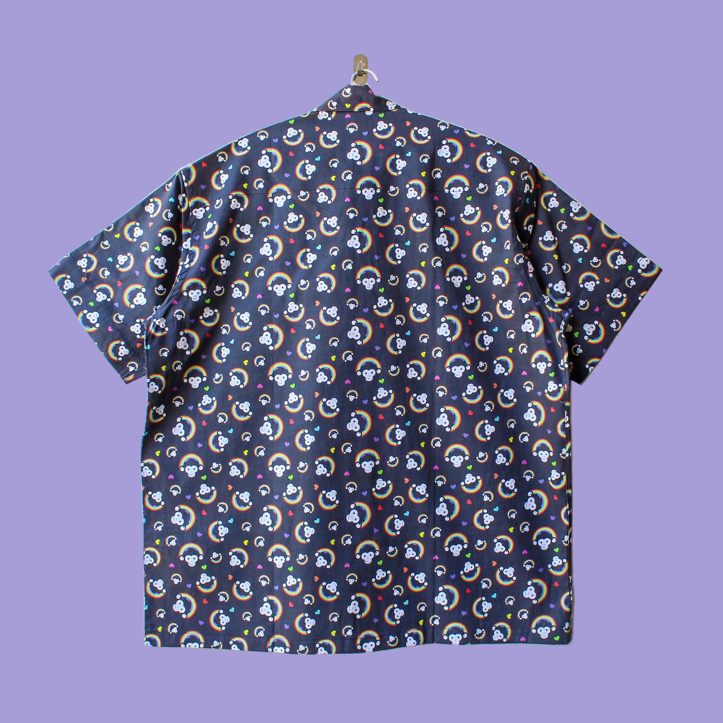 RM Logo in Black Oversized Shirt