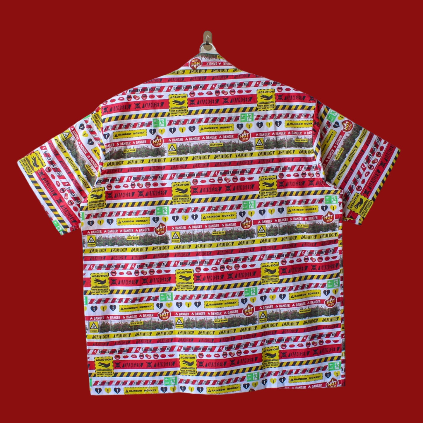 Caution/Danger Oversized Shirt