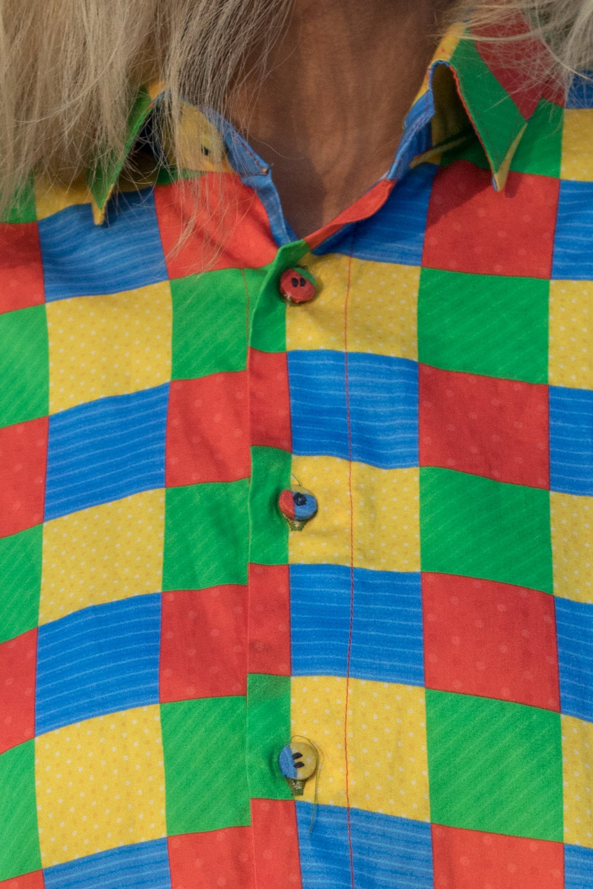 Primary Check Oversized Shirt