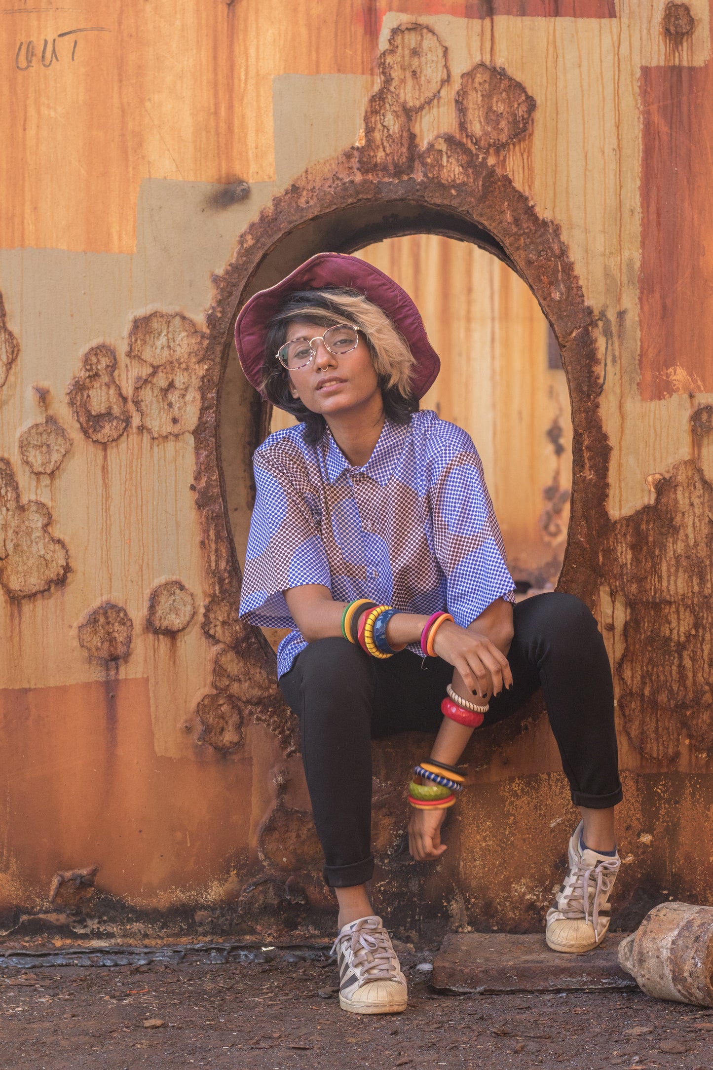 Polka Polka Oversized Shirt