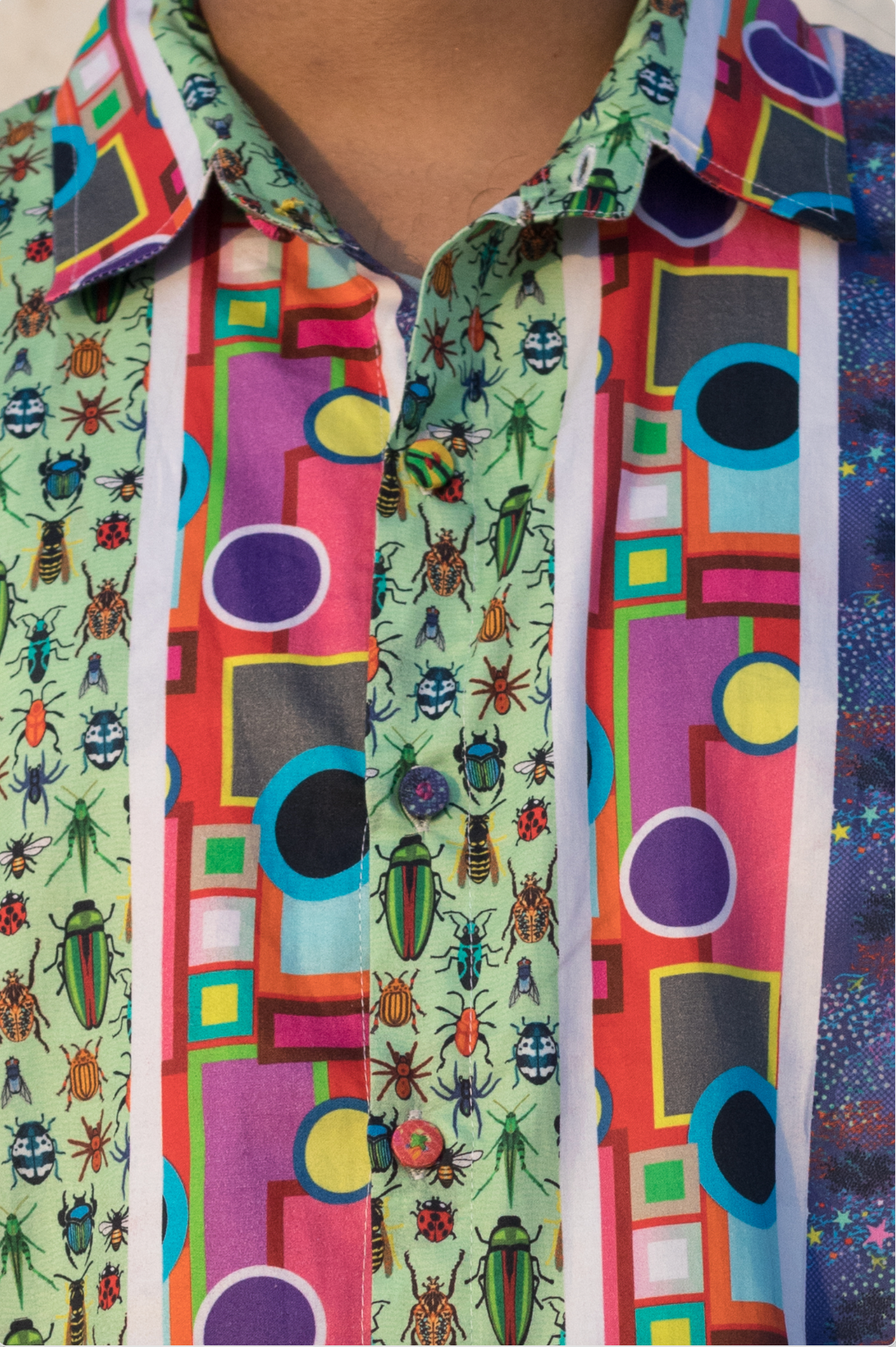 Stripe Khichadi Oversized Shirt