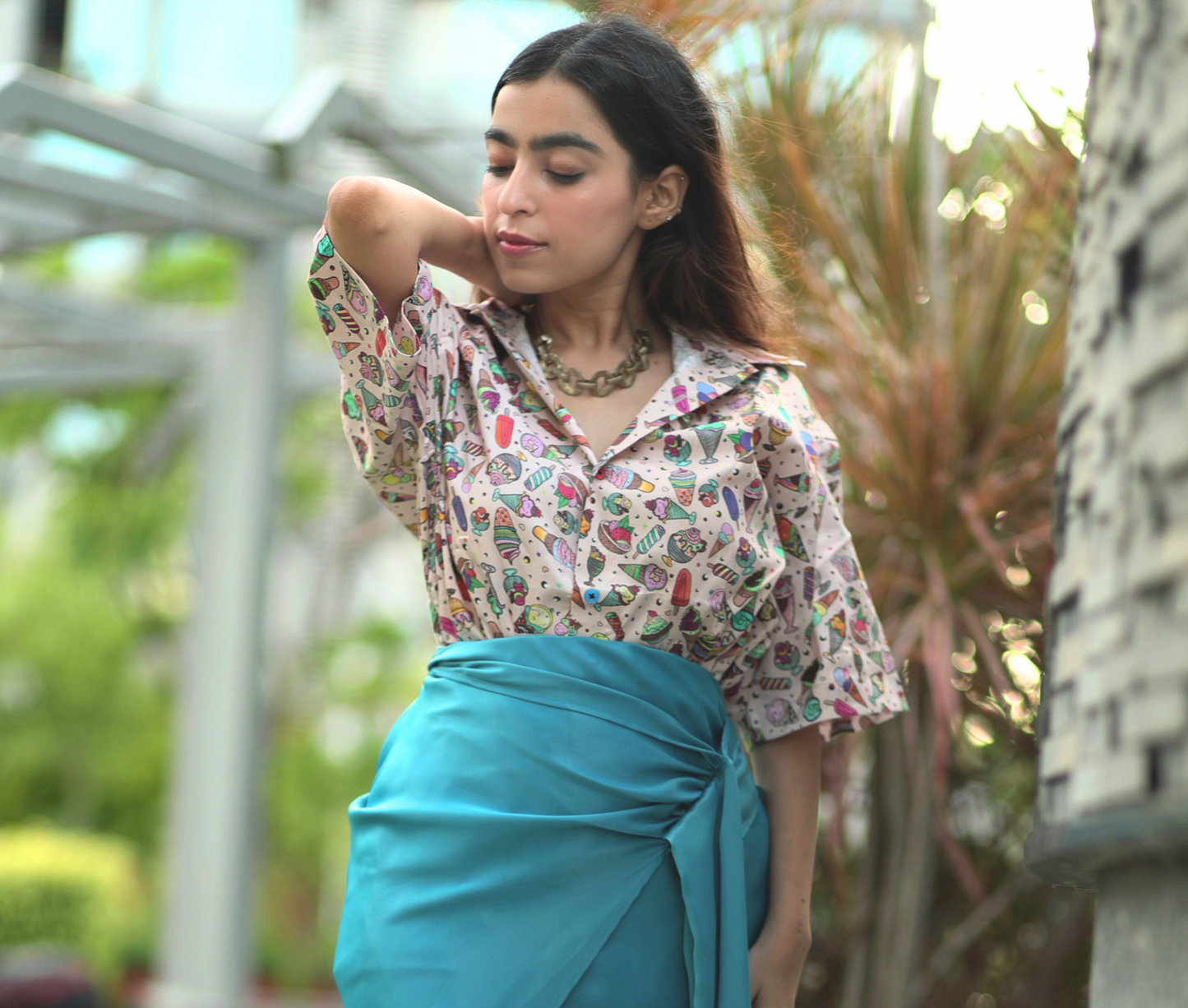 Icecream Fantasy Oversized Shirt