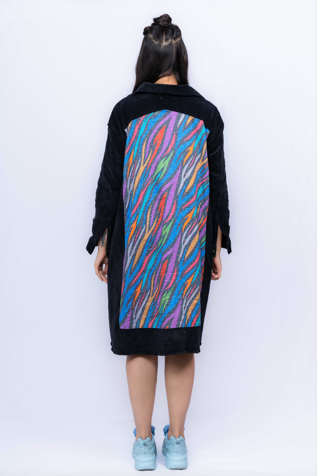Black Darlin' Dress - Tiger Stripes